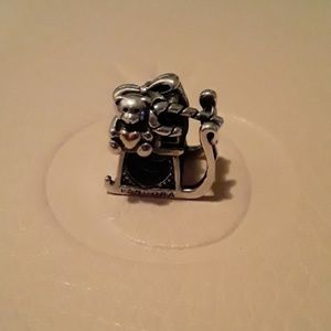 Authentic Pandora Dashing Through the Snow Charm!